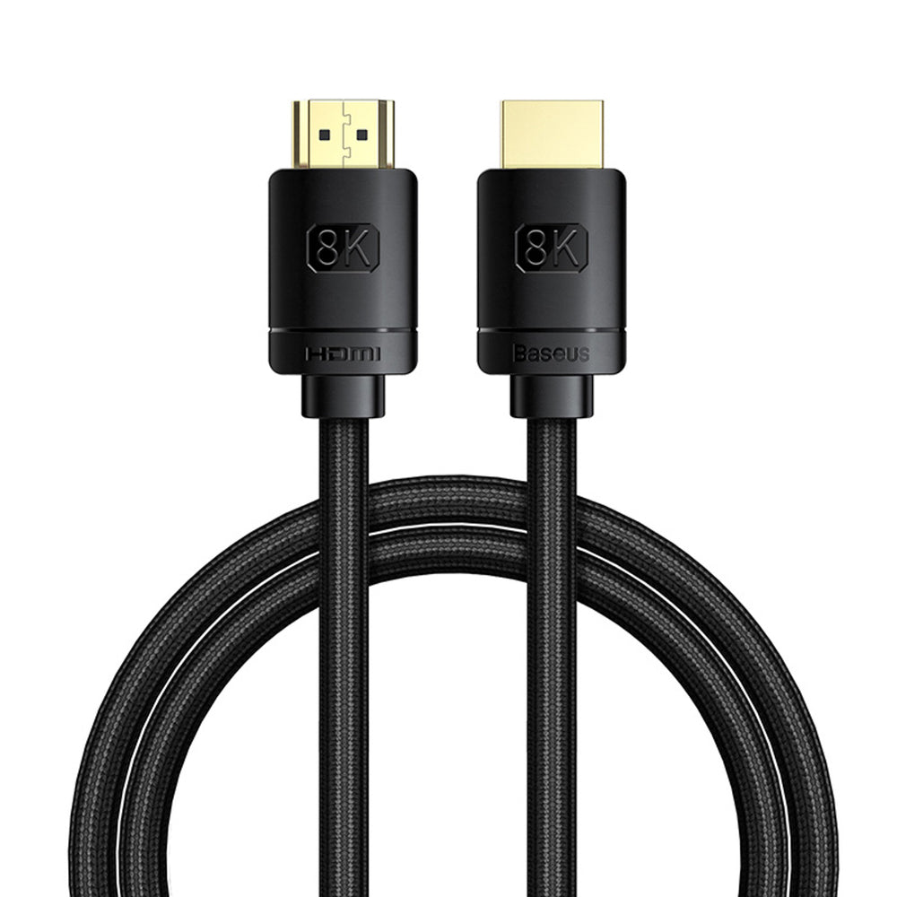 Baseus High Definition Series 8K HDMI Kabel 1m - sort