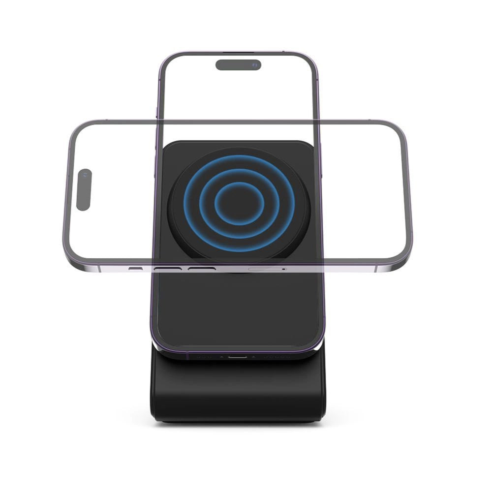 Tech-Protect QI15W-A38 MagSafe trådløs oplader - sort