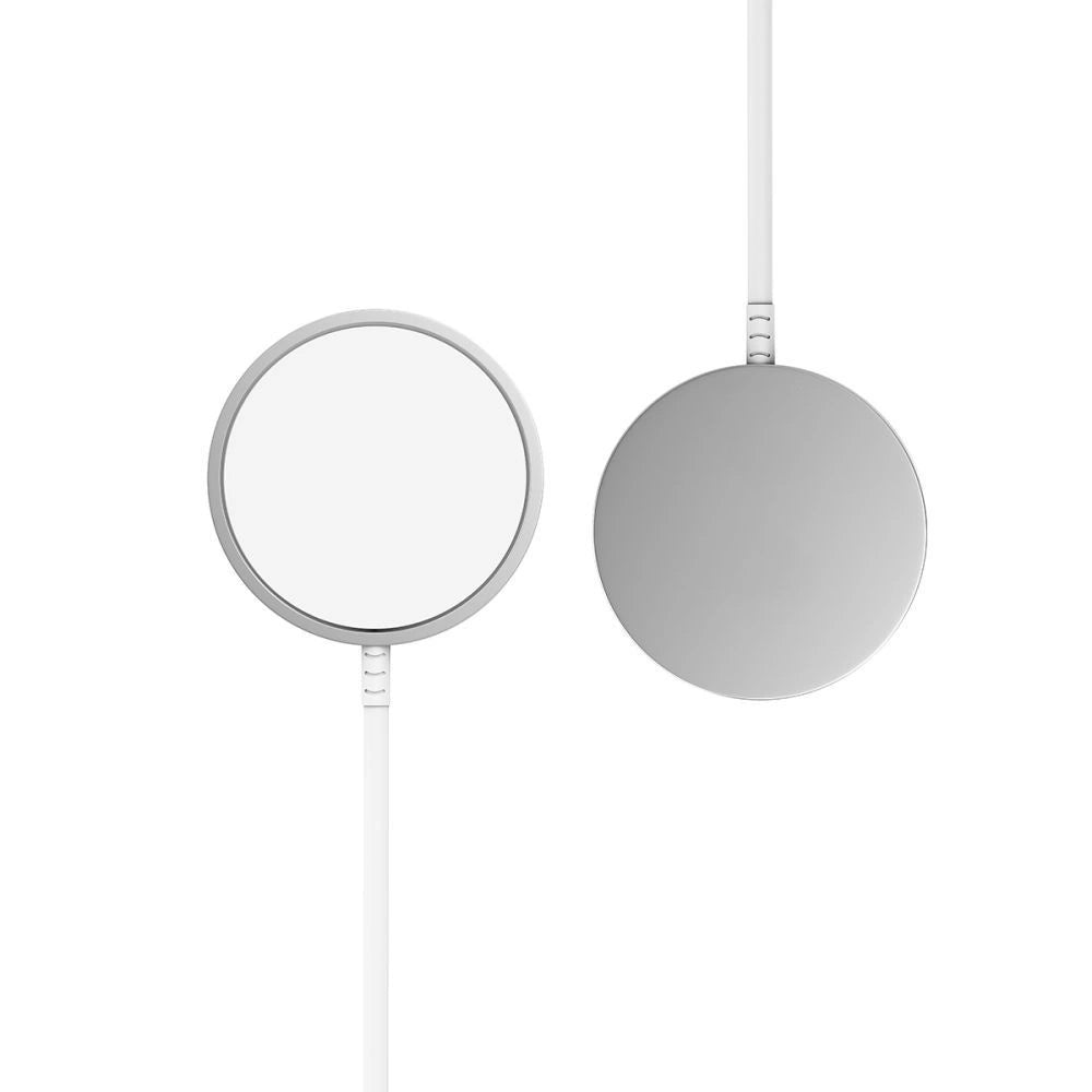 Tech-Protect QI15W-A44 magnetisk trådløs oplader med MagSafe - hvid