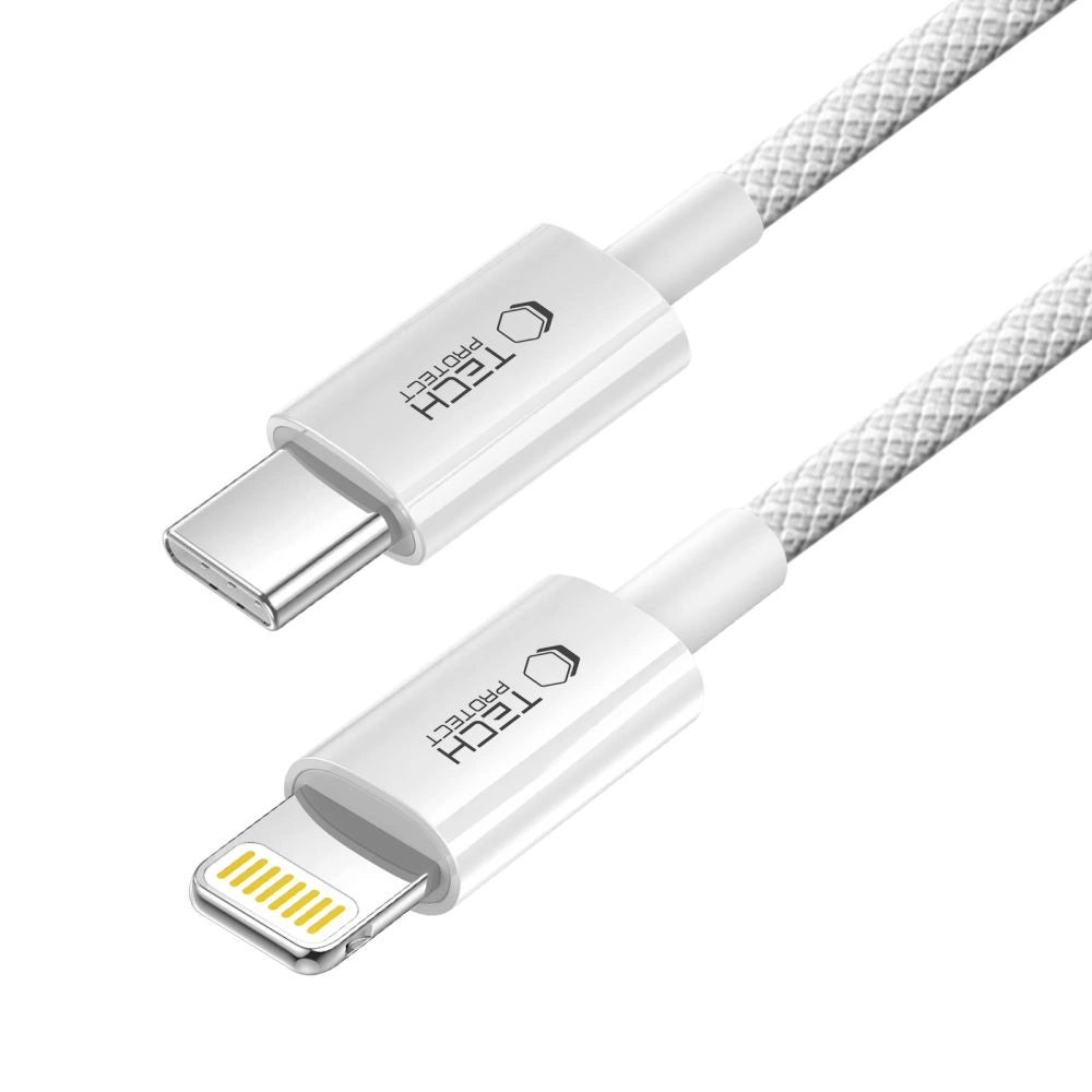 Tech-Protect UltraBoost USB-C / Lightning PD27W/3A kabel 100 cm - grå
