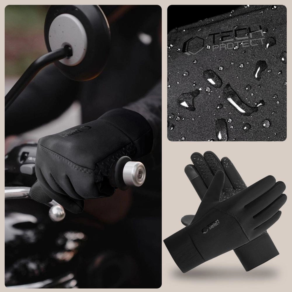 Tech-Protect WG01 Handsker med Touch Tips L - sort