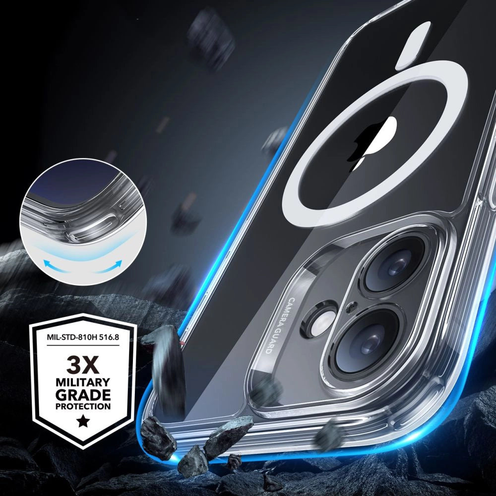 ESR Classic Pro Set Halolock MagSafe iPhone 16 Case - klar