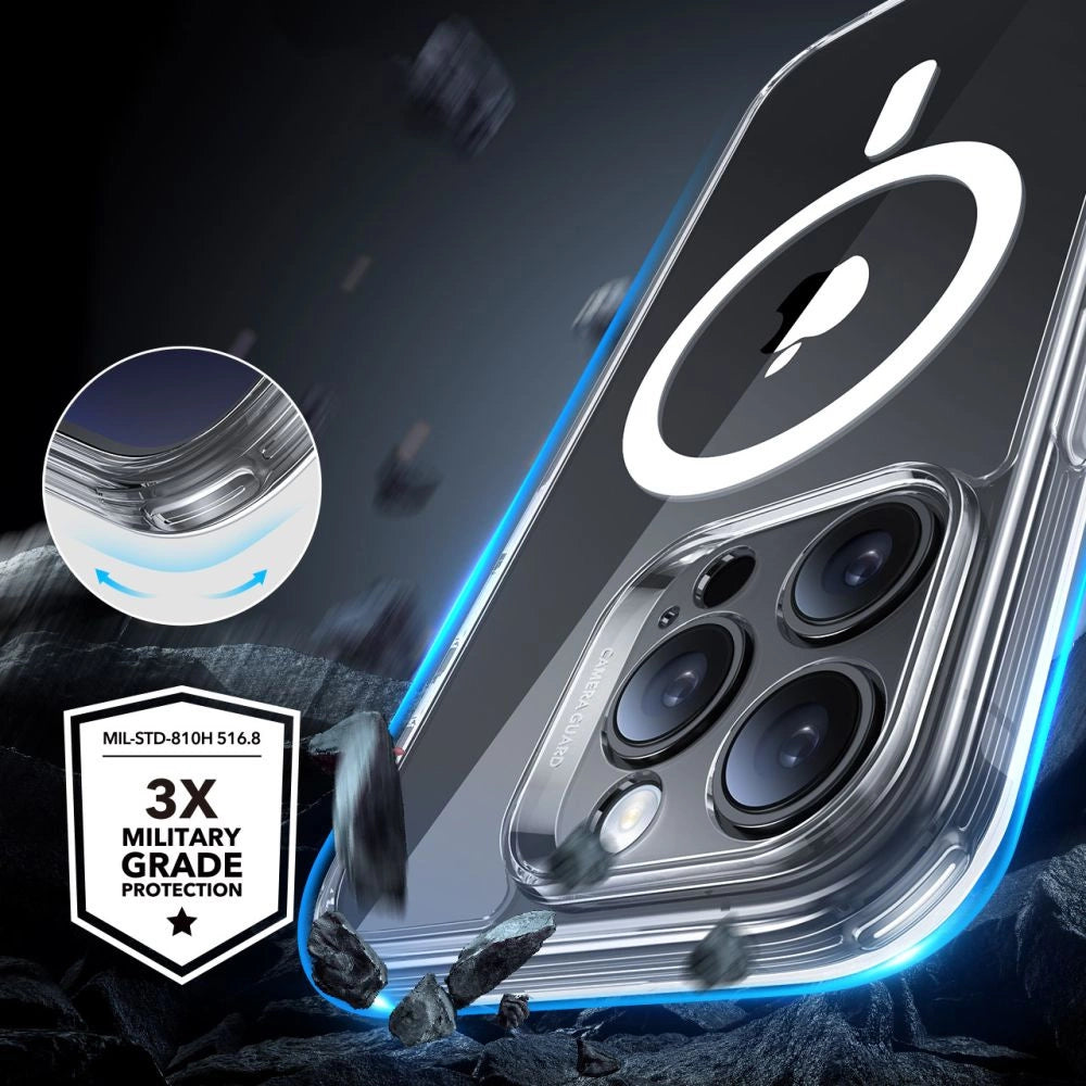 ESR Classic Pro Set Halolock MagSafe Case til iPhone 16 Pro Max - klar