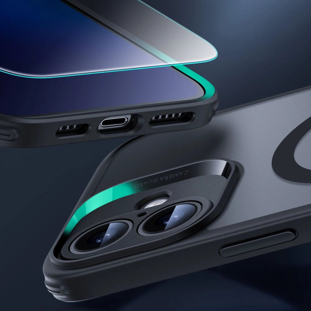 ESR Classic Pro Set Halolock MagSafe-hylster til iPhone 16 - sort