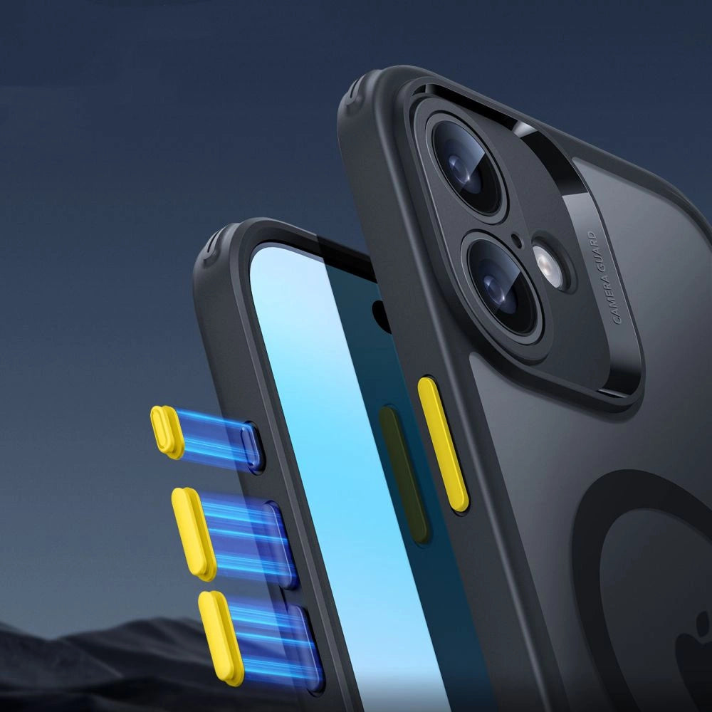 ESR Classic Pro Set Halolock MagSafe-hylster til iPhone 16 - sort