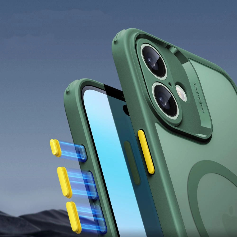 ESR Classic Pro Set Halolock MagSafe iPhone 16 Case - Grøn