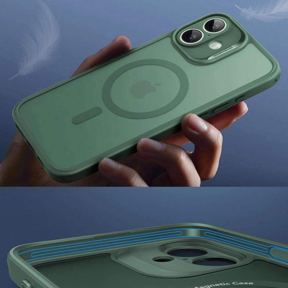 ESR Classic Pro Set Halolock MagSafe iPhone 16 Case - Grøn