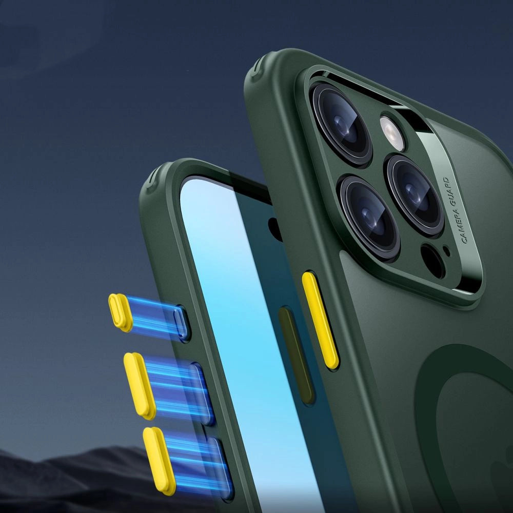 ESR Classic Pro Set Halolock MagSafe iPhone 16 Pro Case - Grøn