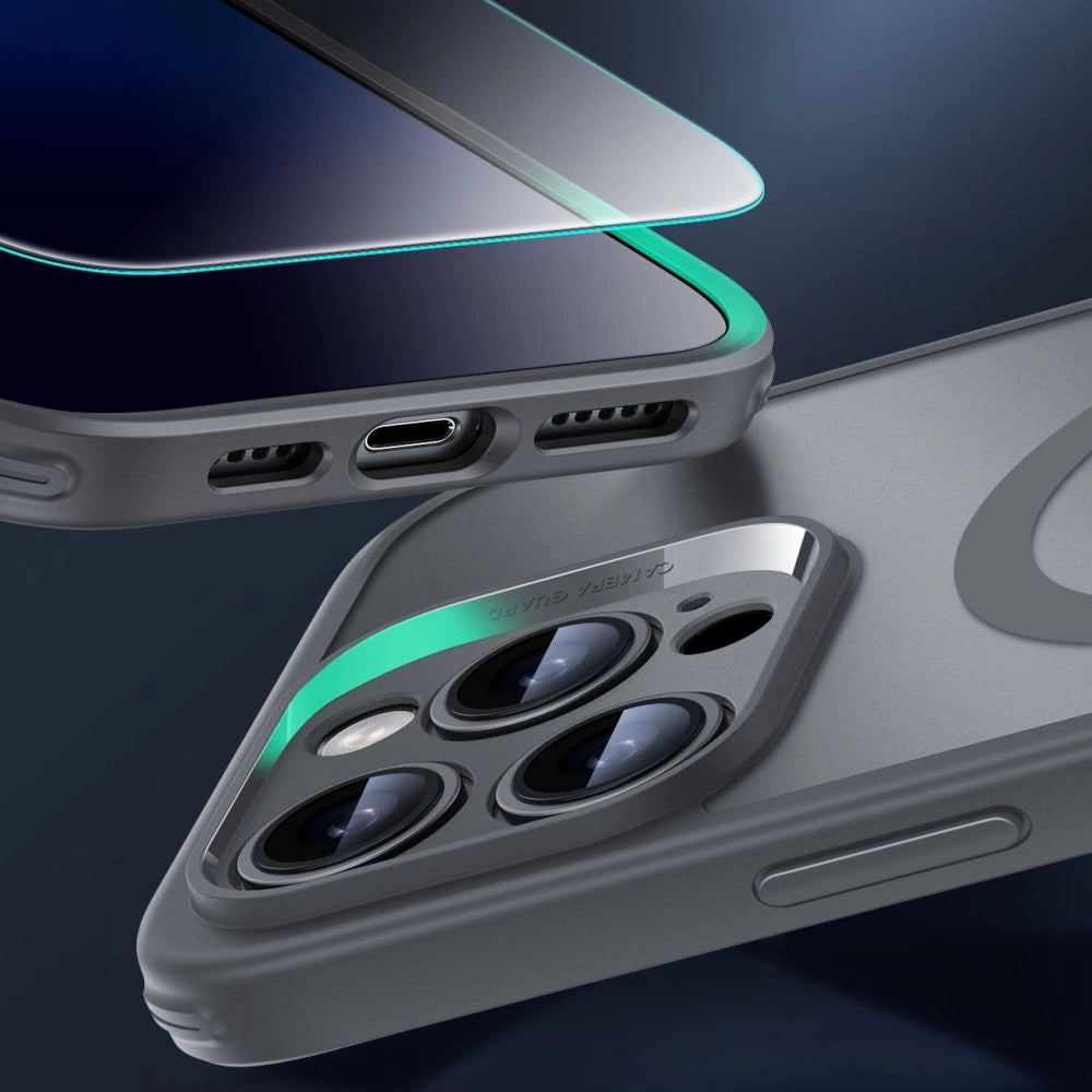 ESR Classic Pro Set Halolock MagSafe Case til iPhone 16 Pro Max - Grå