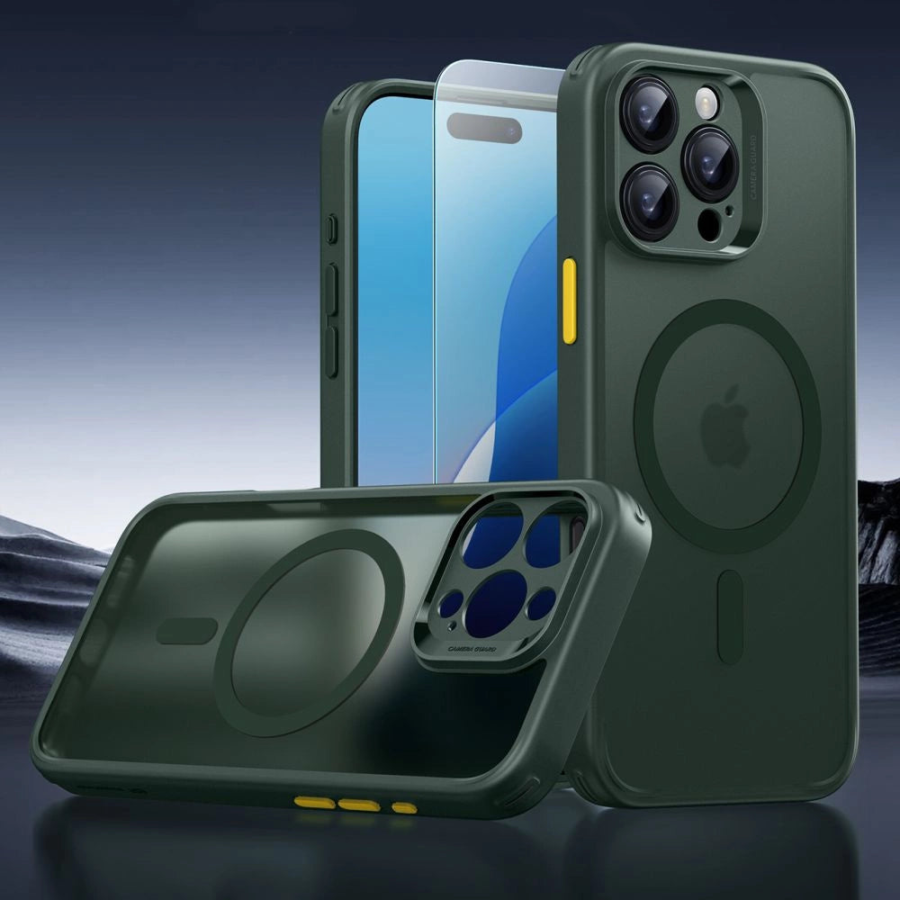 ESR Classic Pro Set Halolock MagSafe Case til iPhone 16 Pro Max - Grøn