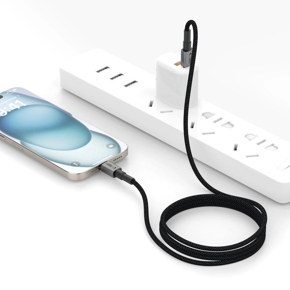 Tech-Protect UltraBoost DNA USB-C PD100W/5A Kabel 50 cm - Grå