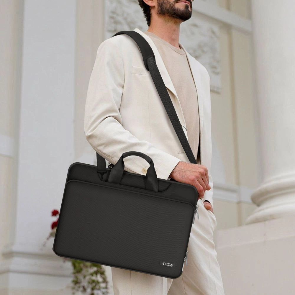 15-16 Tech-Protect lommelaptoptaske - sort