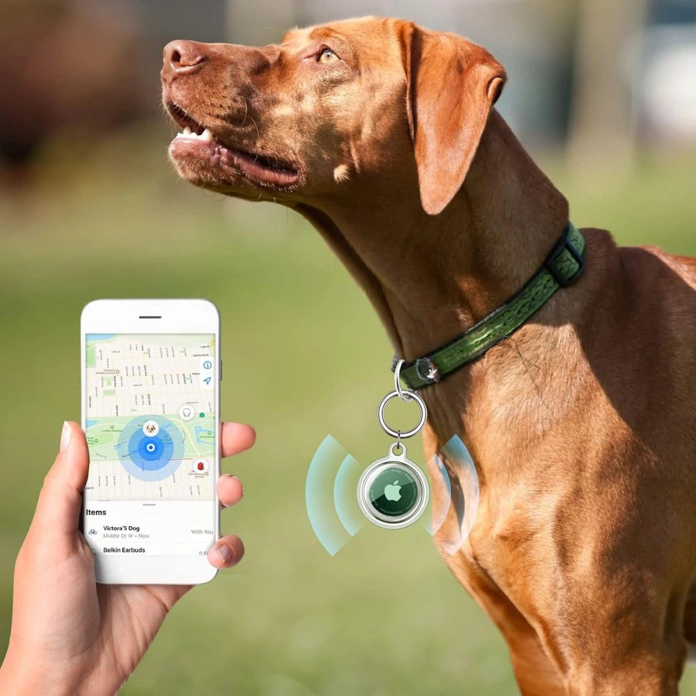 Tech-Protect Icon 4-pack Case til Apple AirTag - gennemsigtigt