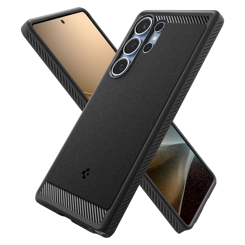 Spigen Rugged Armor Mag Case til Samsung Galaxy S25 Ultra - sort