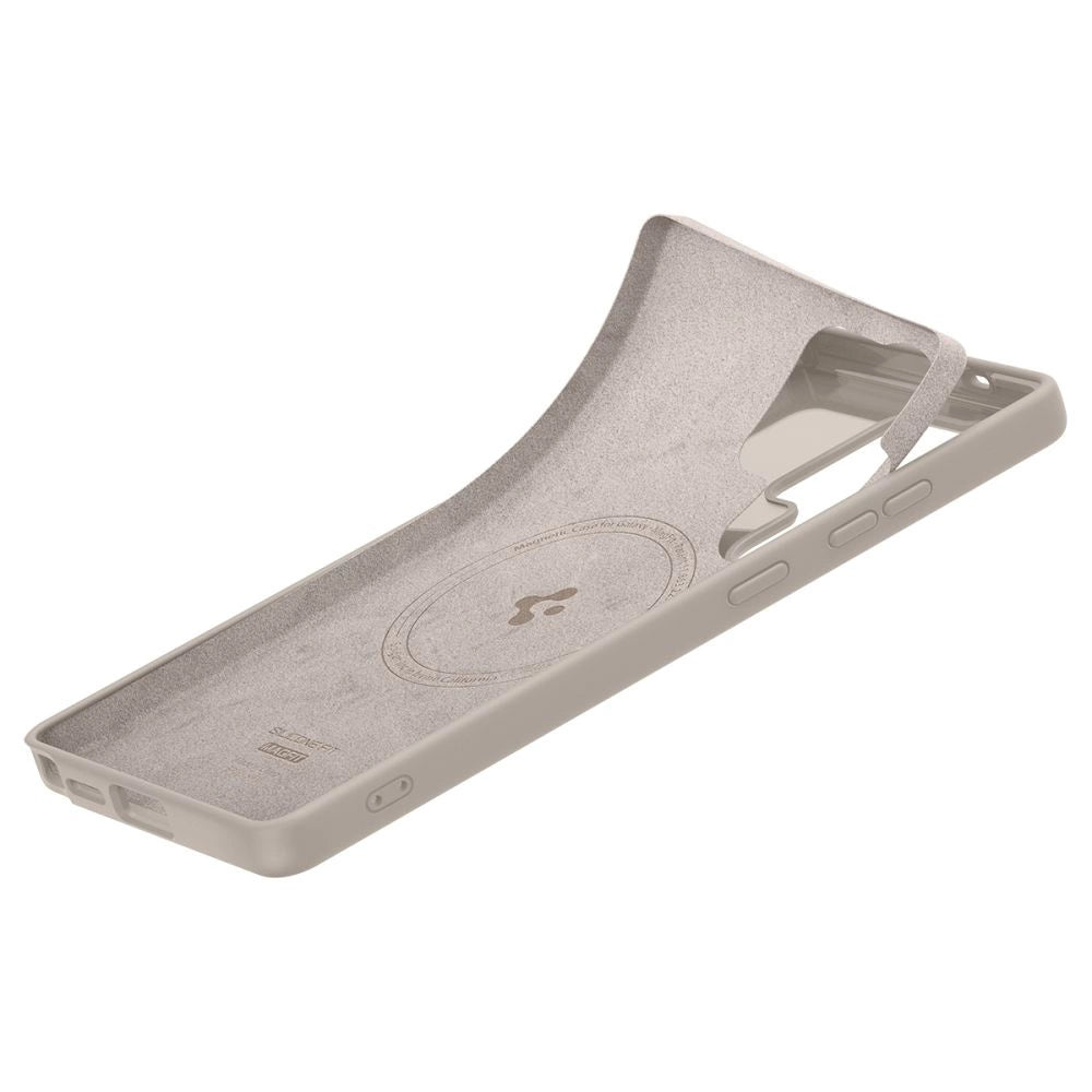 Spigen Silicone Fit Mag case for Samsung Galaxy S25Ultra - titanium