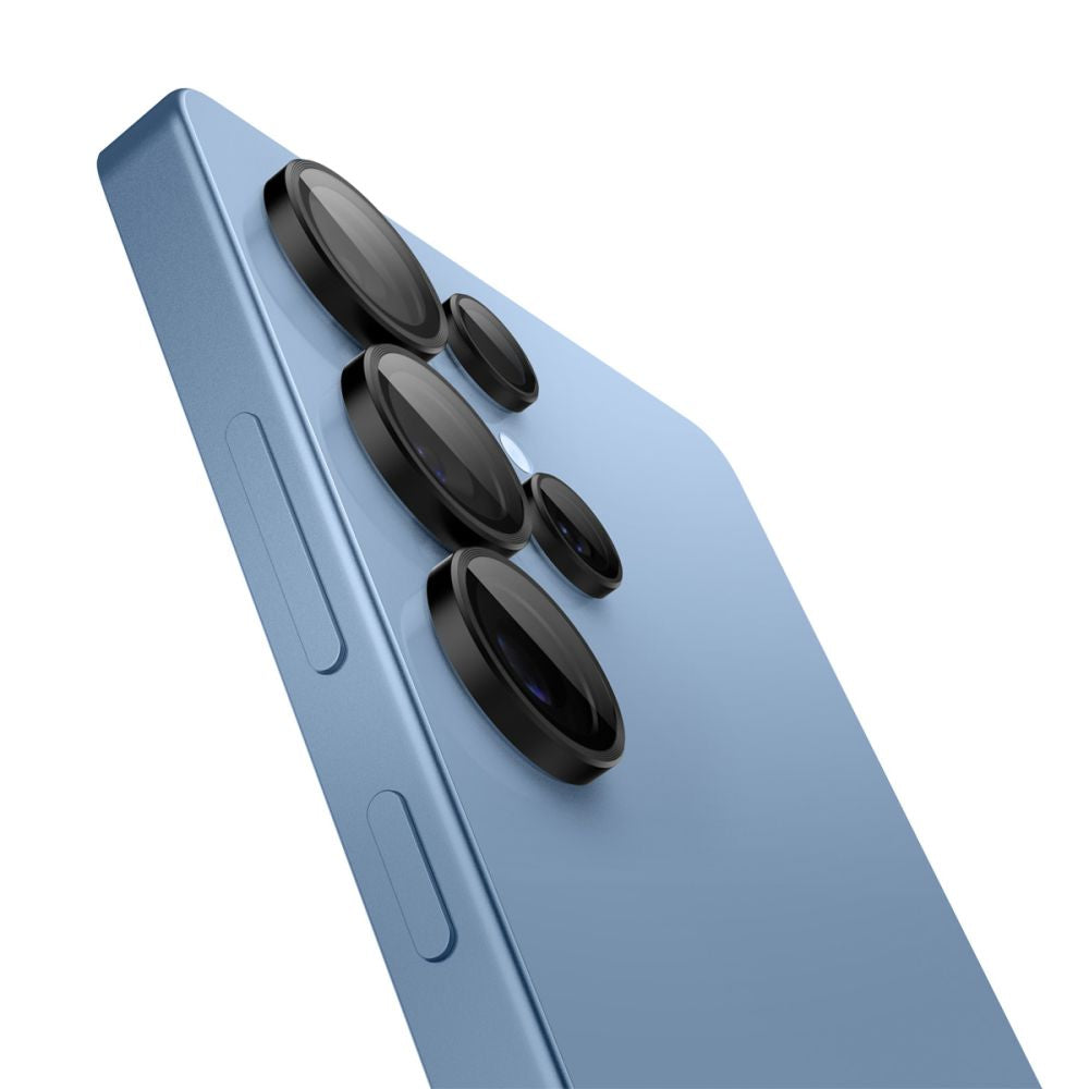 Spigen Optik Pro GLAS.TR EZ FIT 2-pack Camera Cover til Samsung Galaxy S25 Ultra - sort