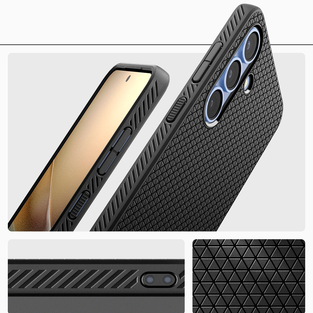 Spigen Liquid Air Case for Samsung Galaxy S25 - Matte Black