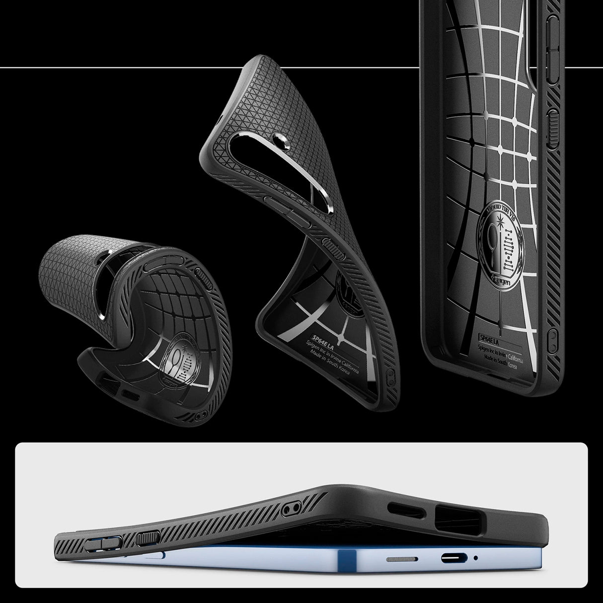 Spigen Liquid Air Case for Samsung Galaxy S25 - Matte Black