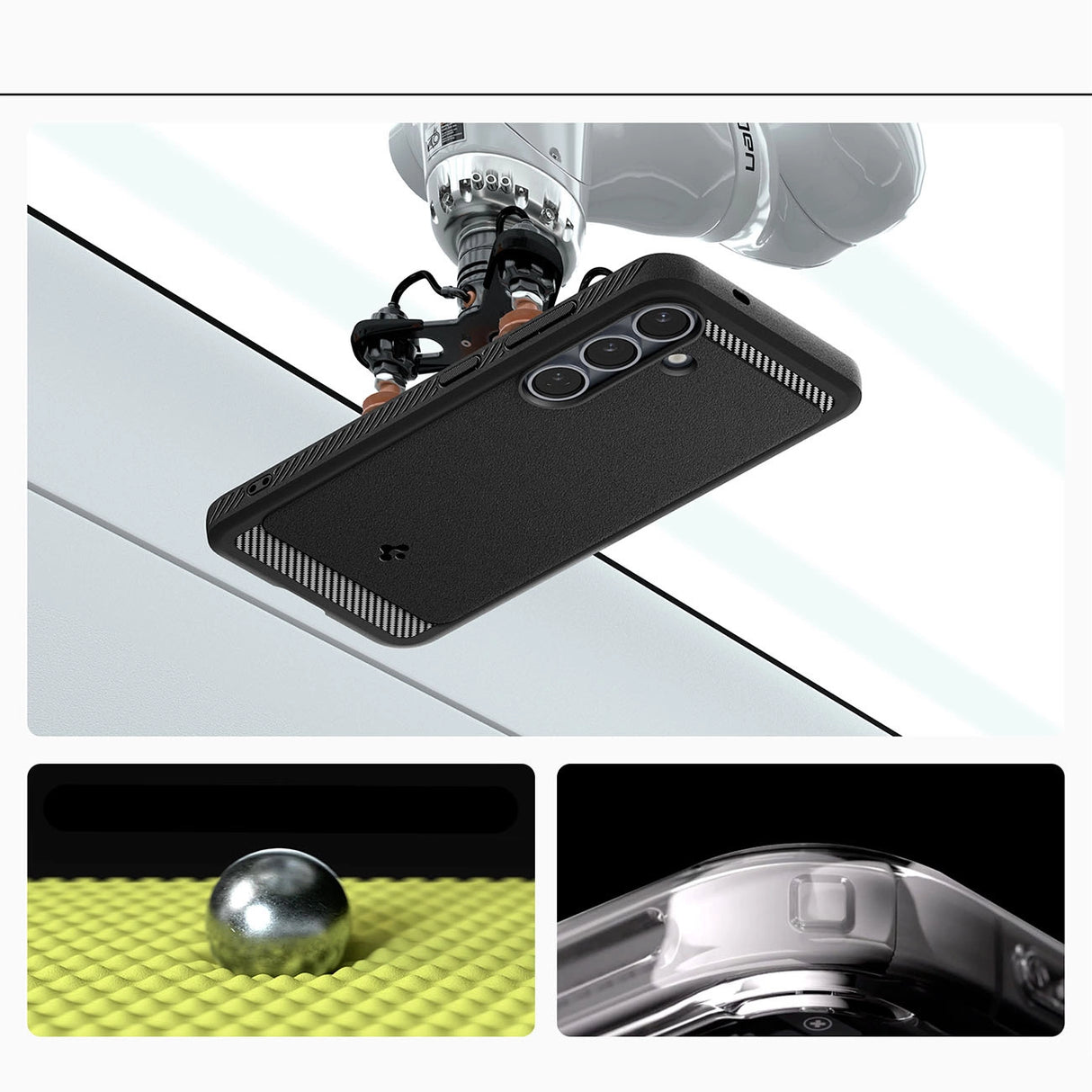 Spigen Rugged Armor Mag MagSafe Case for Samsung Galaxy S25 - Matte Black