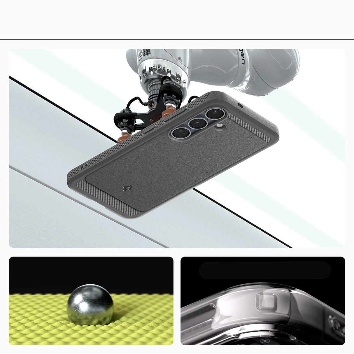 Spigen Rugged Armor Mag MagSafe Case for Samsung Galaxy S25 - Gray