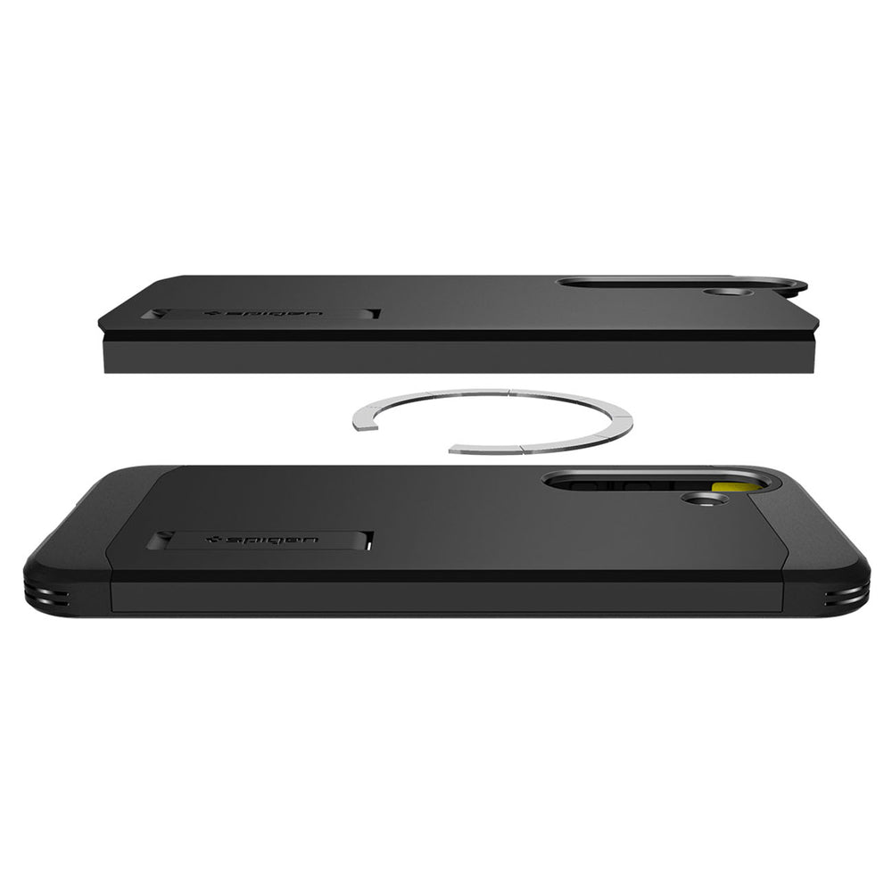 Spigen Tough Armor MagSafe-hylster til Samsung Galaxy S25 - sort