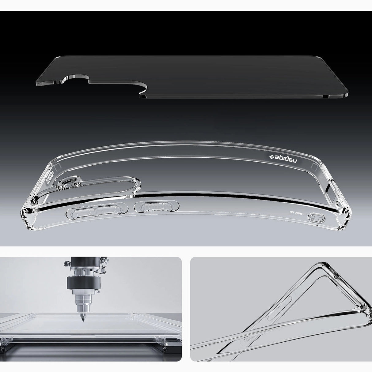 Spigen Ultra Hybrid Case for Samsung Galaxy S25 - Clear