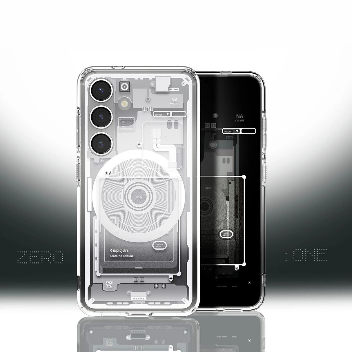 Spigen Ultra Hybrid Mag Case for Samsung Galaxy S25 Zero One - White