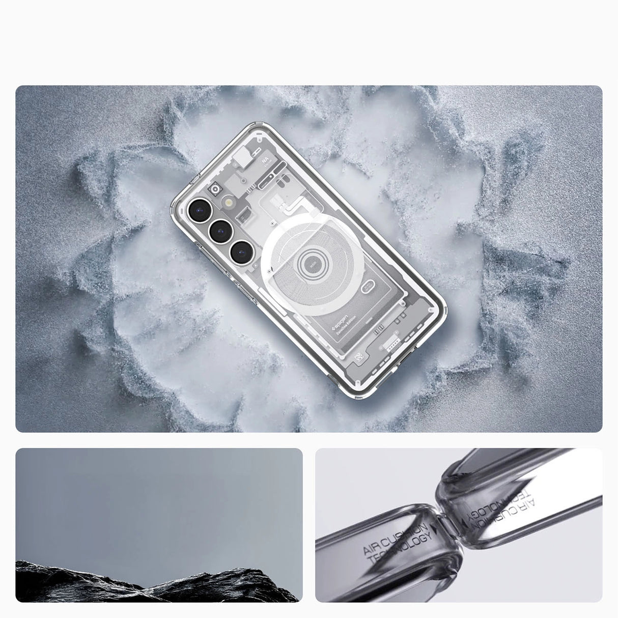 Spigen Ultra Hybrid Mag Case for Samsung Galaxy S25 Zero One - White