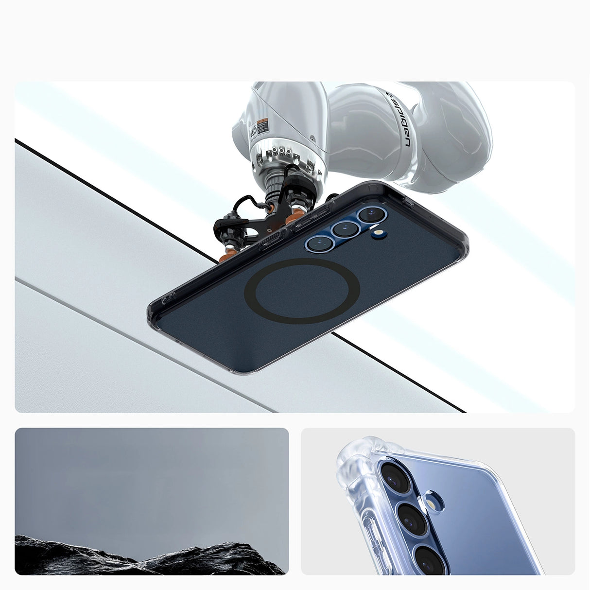 Spigen Ultra Hybrid Mag Case for Samsung Galaxy S25 Zero One - Black