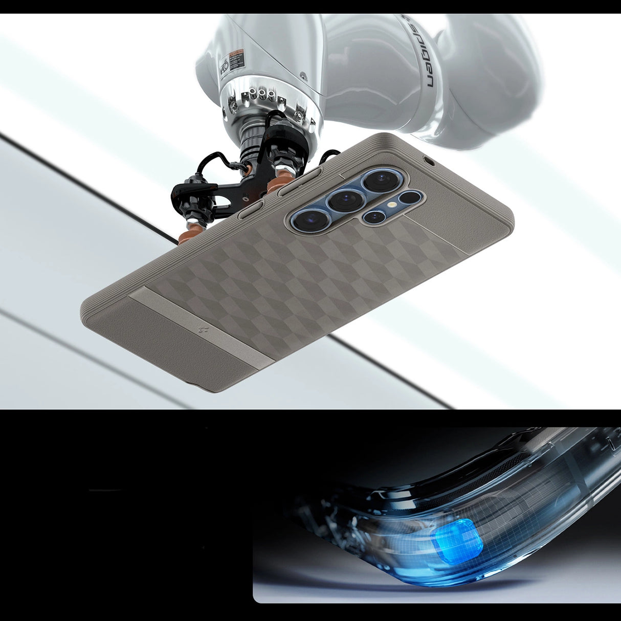 Caseology Parallax Mag MagSafe Case for Samsung Galaxy S25 Ultra - Gray