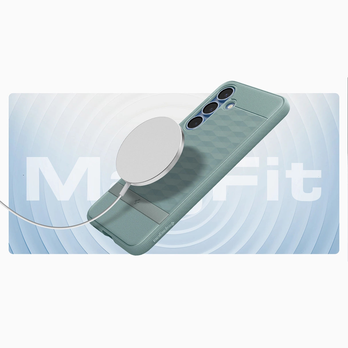 Caseology Parallax Mag MagSafe Case for Samsung Galaxy S25+ - Green