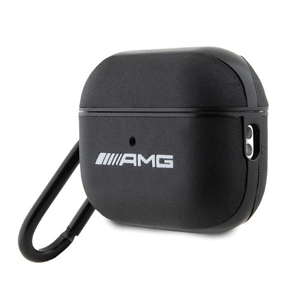AMG AMAP2SLWK AirPods Pro 2 (2022/2023) cover sort/sort Læder Hvidt Logo