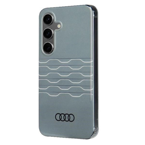 Audi IML Geometric Pattern Case S24 S921 grå/grå hardcase AU-IMLS24-A6/D3-GY