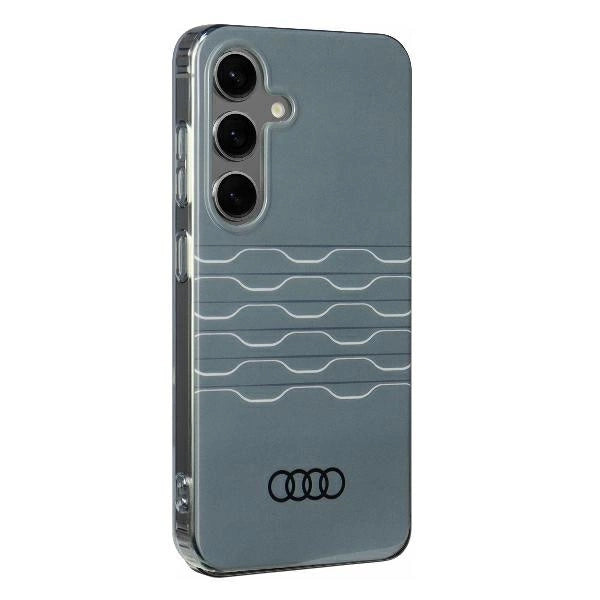Audi IML Geometric Pattern Case S24 S921 grå/grå hardcase AU-IMLS24-A6/D3-GY
