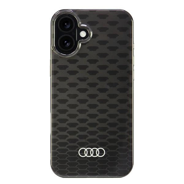 Audi IML Stitching Pattern MagSafe iPhone 16 Plus 6.7" sort/sort hardcase AU-IMLMIP16M-Q5/D3-BK