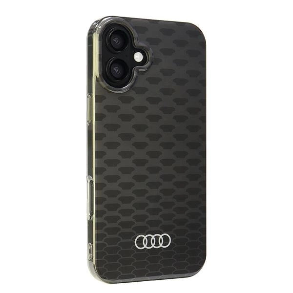 Audi IML Stitching Pattern MagSafe iPhone 16 Plus 6.7" sort/sort hardcase AU-IMLMIP16M-Q5/D3-BK