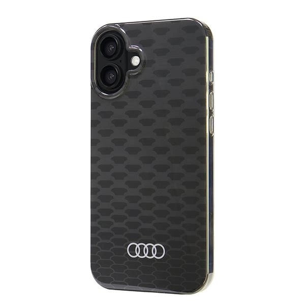 Audi IML Stitching Pattern MagSafe iPhone 16 Plus 6.7" sort/sort hardcase AU-IMLMIP16M-Q5/D3-BK