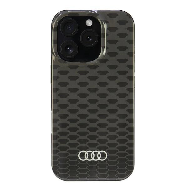Audi IML Stitching Pattern MagSafe iPhone 16 Pro 6.3" sort/sort hardcase AU-IMLMIP16P-Q5/D3-BK