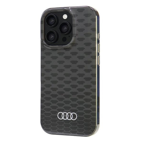 Audi IML Stitching Pattern MagSafe iPhone 16 Pro 6.3" sort/sort hardcase AU-IMLMIP16P-Q5/D3-BK