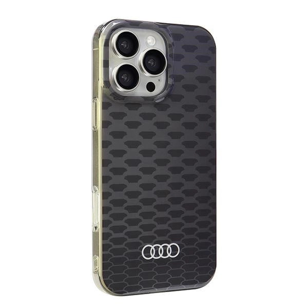 Audi IML Stitching Pattern MagSafe iPhone 16 Pro Max 6.9" sort/sort hardcase AU-IMLMIP16PM-Q5/D3-BK