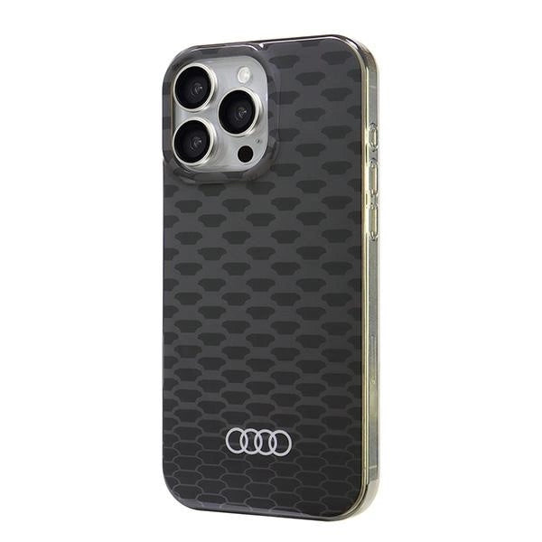 Audi IML Stitching Pattern MagSafe iPhone 16 Pro Max 6.9" sort/sort hardcase AU-IMLMIP16PM-Q5/D3-BK