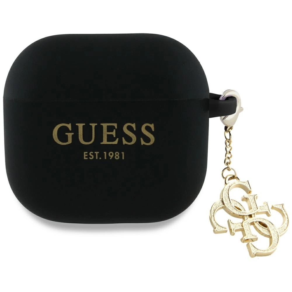 Guess 4G Charm Case til AirPods 4 - sort