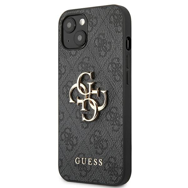 Guess GUHCP13M4GMGGR iPhone 13 / 14 / 15 6.1" grå/grå hardcase 4G Big Metal Logo