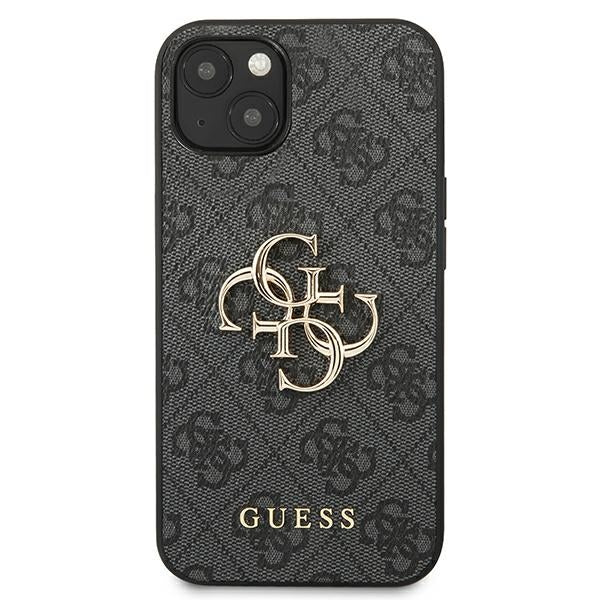 Guess GUHCP13M4GMGGR iPhone 13 / 14 / 15 6.1" grå/grå hardcase 4G Big Metal Logo
