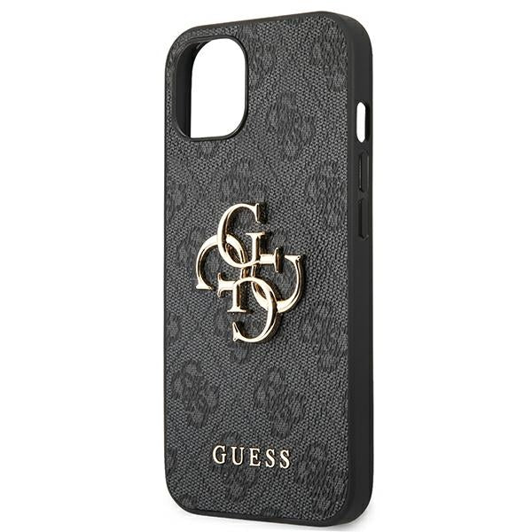 Guess GUHCP13M4GMGGR iPhone 13 / 14 / 15 6.1" grå/grå hardcase 4G Big Metal Logo
