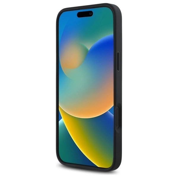 Guess GUHMP16SP4ROPEMCK iPhone 16 6.1" sort/sort hardcase 4G Flowers Print MagSafe