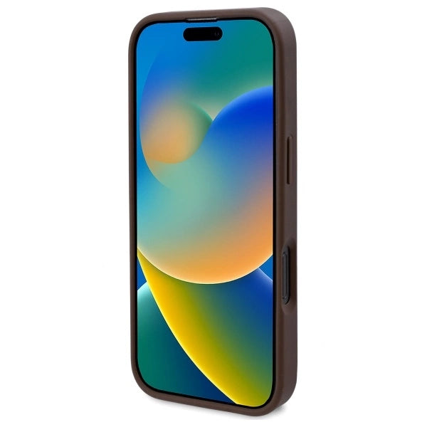 Guess GUHMP16XP4ROPEMCW iPhone 16 Pro Max 6.9" brun/brun hardcase 4G blomster Print MagSafe