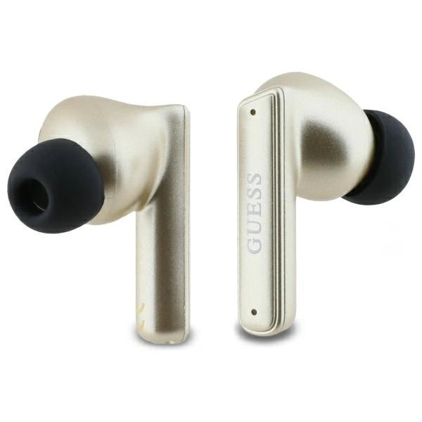Guess Bluetooth hovedtelefoner GUTWST88MCTGD TWS + docking station guld/guld kapsel trykt logo