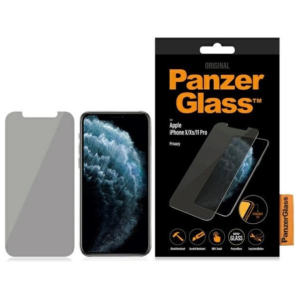 PanzerGlass Standard Super+ hærdet glas til iPhone X / XS / 11 Pro