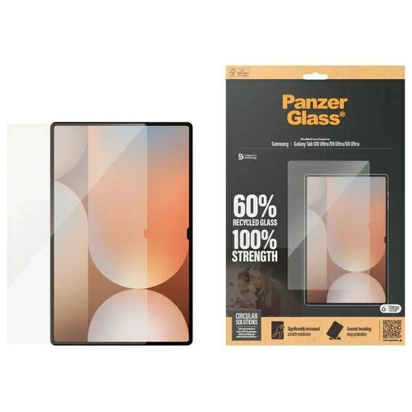 PanzerGlass Ultra-Wide Fit tempereret glas til Samsung Galaxy Tab S8 Ultra / S9 Ultra / S10 Ultra